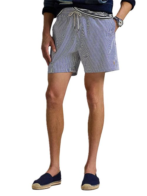 POLO RALPH LAURENPantaloncini da bagno traveler-mid-trunk royal Polo Ralph Lauren | 710-957784-001CRUISE ROYAL SEERSUCKER